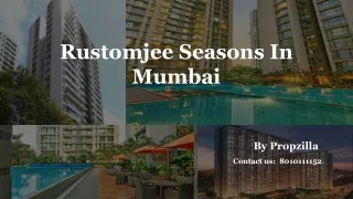 Rustomjee Seasons Apartments for Sale in Bandra East, Mumbai