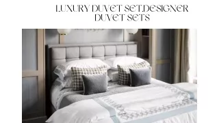 Regal Retreat: Luxurious Duvet Sets for Royalt