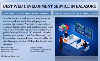 Top 10 Web Design & Development Service Provider in Balasore smiwa infosol