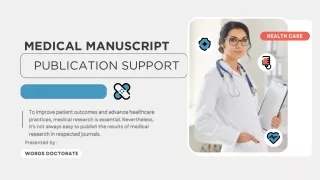 _Medical Manuscript Publication Support