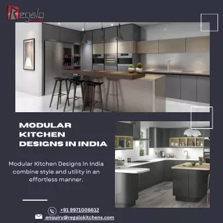 Modular Kitchen Designs In India