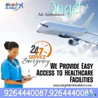 Angel Air Ambulance Service in Darbhanga And Dimapur