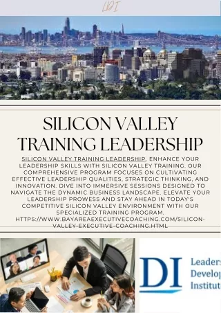 Silicon Valley training leadership