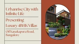 Urbanrise City with Infinite Life - Unveiling Opulent Living in Bangalore