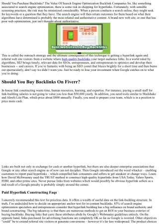 high quality backlinks: 10 Things I Wish I'd Known Earlier