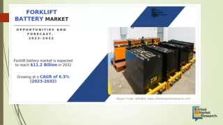 Forklift Battery Market