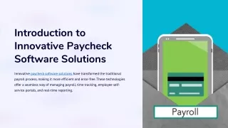 4 Innovative pay check software solutions that simplify your workday!