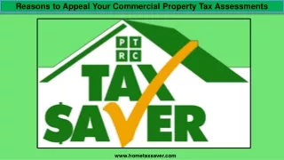 Reasons to Appeal Your Commercial Property Tax Assessments