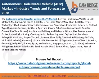 Autonomous Underwater Vehicle (AUV) Market