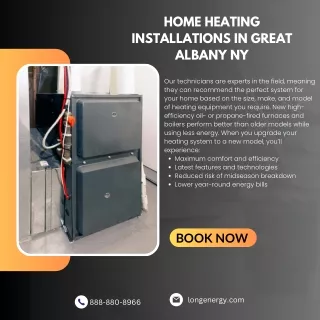 Home Heating Installations in Great Albany NY