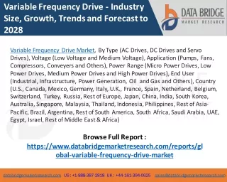 Variable Frequency Drive Market