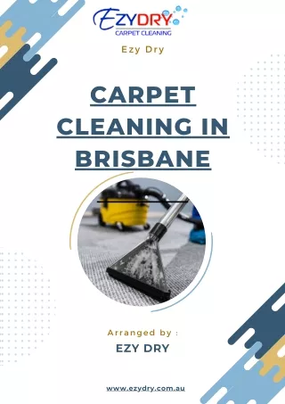 Carpet cleaning in Brisbane