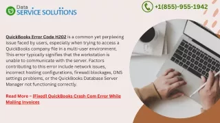 Troubleshooting QuickBooks Error H202: Your Essential Guide