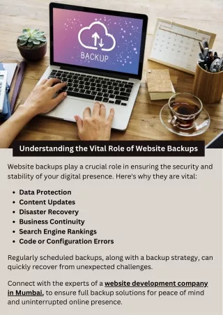 Understanding the Vital Role of Website Backups