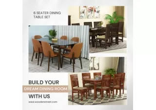Buy online 6 seater dining table