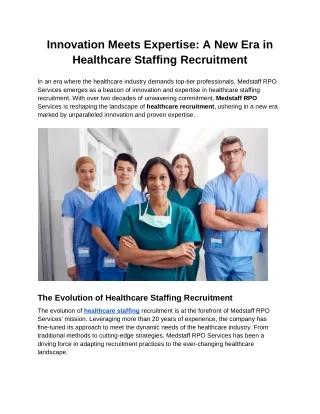 Innovation Meets Expertise_ A New Era in Healthcare Staffing Recruitment - Google Docs