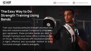 The Easy Way to Do Strength Training Using Bands