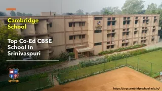 Top Co-Ed CBSE School in Srinivaspuri