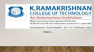 Statutory Bodies at K. Ramakrishnan College of Technology (KRCT)