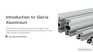 Introduction-to-Gloria-Aluminium