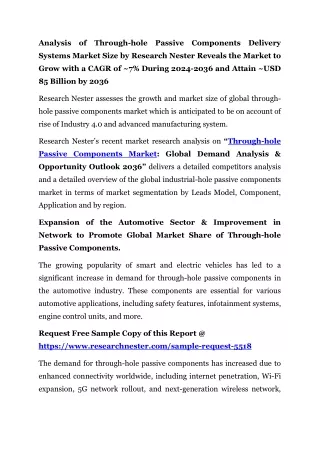 Through-hole Passive Components Market