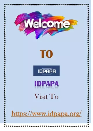 Discover Distinction- IDPAPA's Premier Rhode Island Fake ID