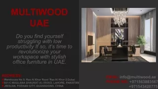 Best Office Furniture in dubai, UAE –  971563883567 – Multiwood