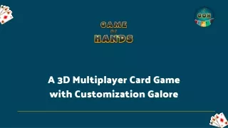 Customize Your Card Game Experience with Game of Hands