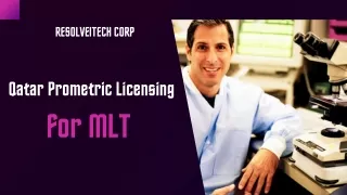 Qatar Prometric Licensing for MLT