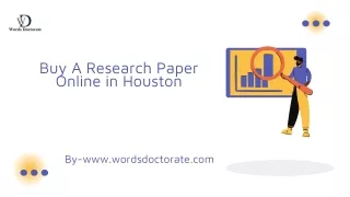 Buy A Research Paper Online in Houston