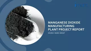 Manganese Dioxide Manufacturing Plant Project Report PDF 2024
