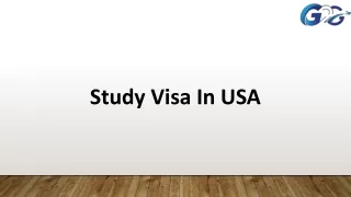 Study Visa In USA