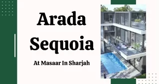 Masaar Sequoia In Sharjah E- Brochure