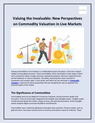 Valuing the Invaluable_ New Perspectives on Commodity Valuation in Live Markets