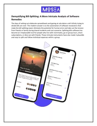 Demystifying Bill-Splitting: A More Intricate Analysis of Software Remedies