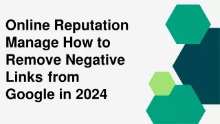 How to Remove Negative Links from Google in 2024