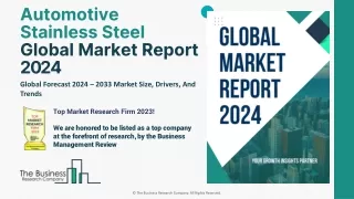 Automotive Stainless Steel Market Trends, Growth, Demand And Overview2033