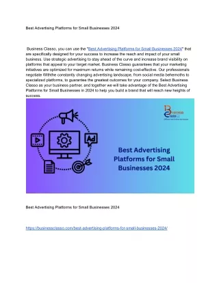 Best Advertising Platforms for Small Businesses 2024