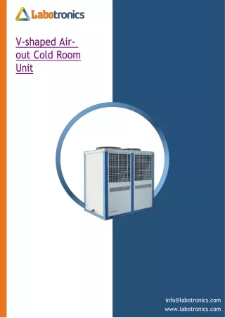 V-shaped-Air-out-Cold-Room-Unit