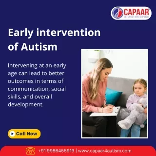Early intervention of Autism | Best Centres for Autism in Bangalore | CAPAAR