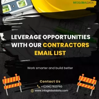 Leverage Opportunities with Our Contractors Email List