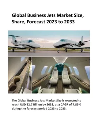 Global Business Jets Market