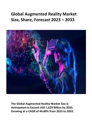 Global Augmented Reality Market