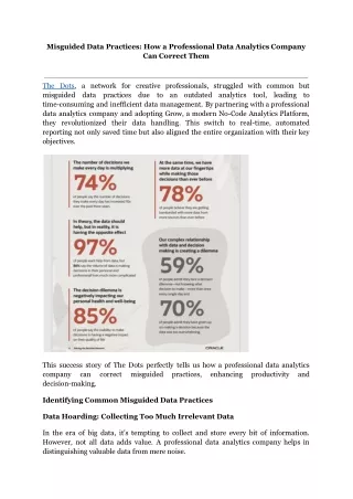 Misguided Data Practices_ How a Professional Data Analytics Company Can Correct Them