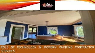 Role of Technology in Modern Painting Contractor Services