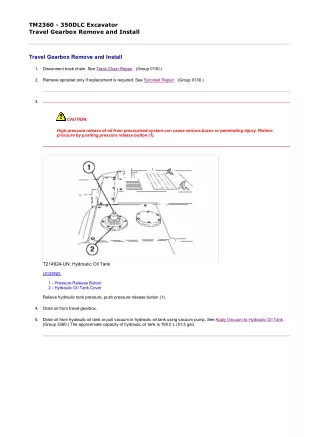 John Deere 350DLC Excavator Service Repair Technical Manual (TM2360)