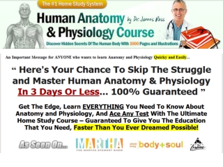 Human Anatomy & Physiology Study Course