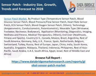 SEnsor Patch Market