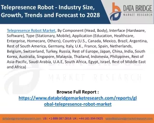 TelepreSEnce Robot Market