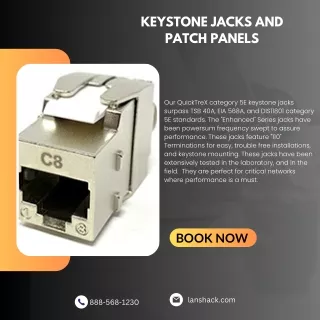 Keystone Jacks and Patch Panels